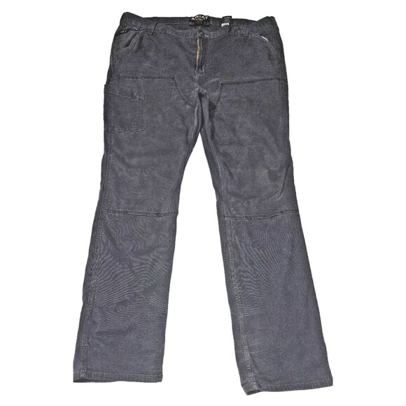 Ariat Other - Ariat Jeans Men 44x36 gray Rebar M4 Low Rise Boot Flex Waist Work Pants Stretch